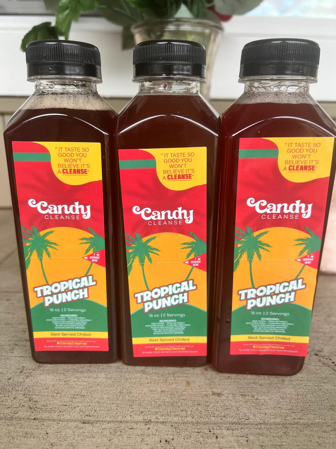 Tropical Punch 3-Day Cleanse Detox Drinks for energy-boosting detox drinks with refreshing flavors