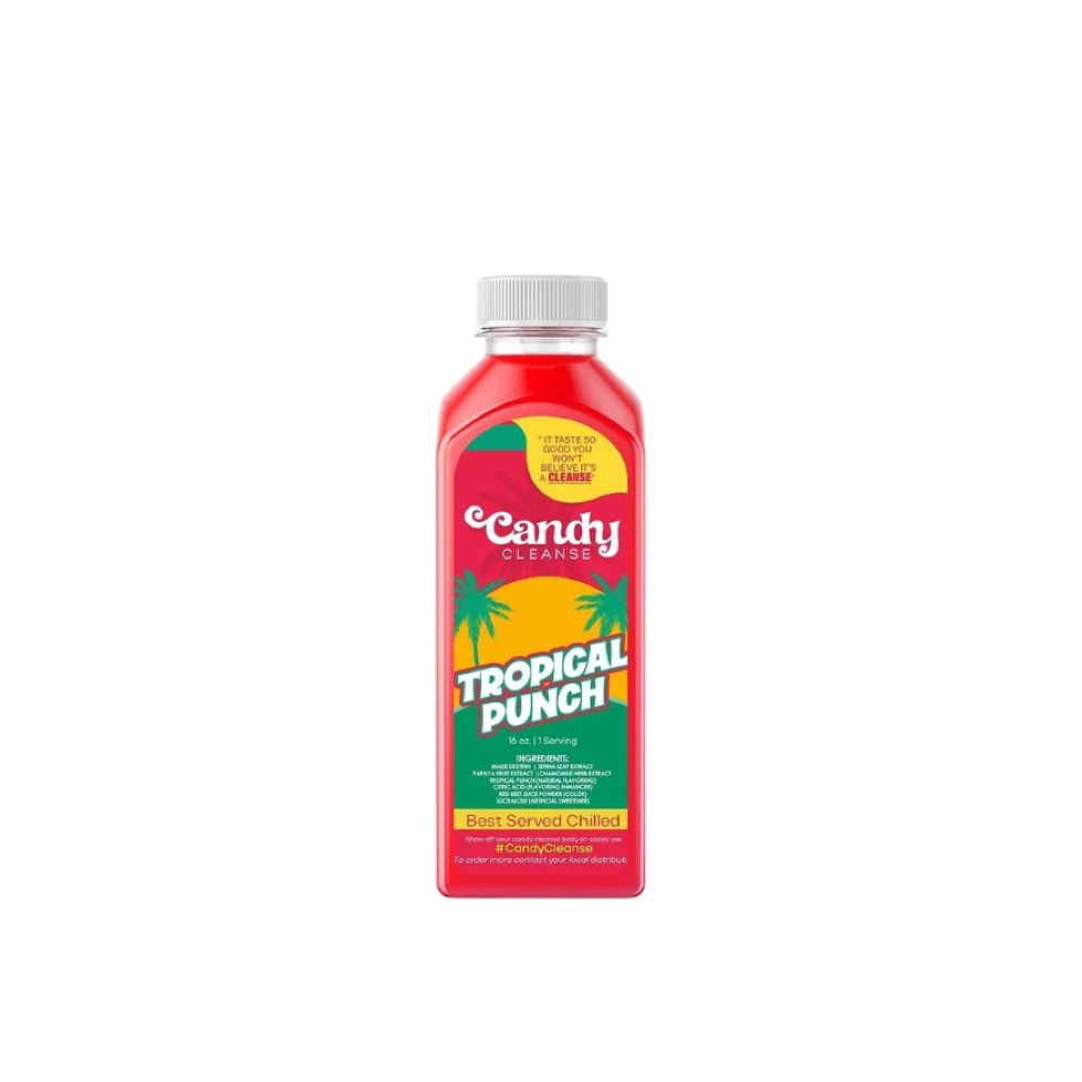 1 Day Tropical Punch Detox Cleanse by GetCandyCleanse for increased energy and toxin elimination