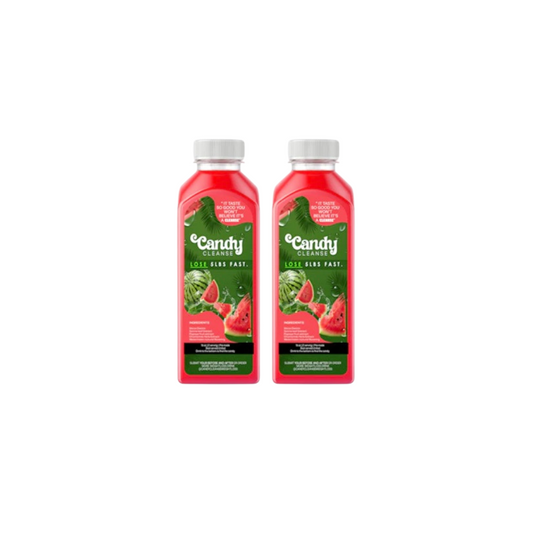 Watermelon detox cleanse in 8oz bottles for a refreshing 2 day detox program